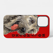 Ierse Wolfshond Kleurblok iPhone Hoesje (Achterkant horizontaal)