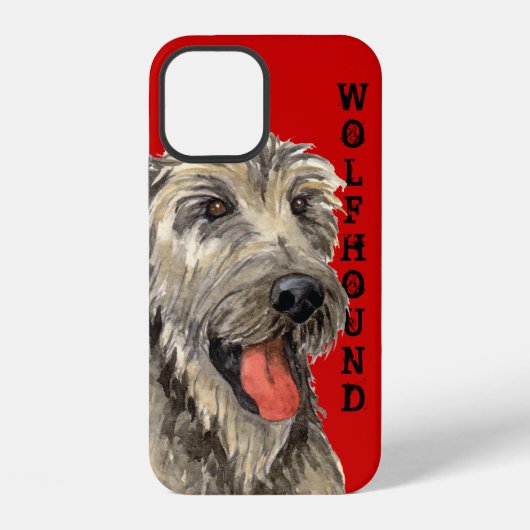 Ierse Wolfshond Kleurblok iPhone Hoesje (Achterkant)