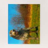 Ierse wolfshond. legpuzzel (Verticaal)