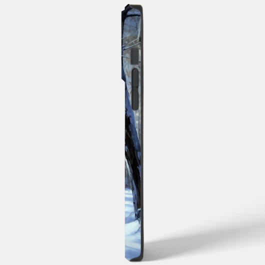 Ierse wolfshond liet het sneeuwen Kerstmis Case-Mate iPhone Case (Achterkant / Links)