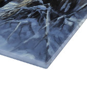 Ierse wolfshond liet het sneeuwen Kerstmis Snijplank (Hoek)