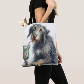 Ierse wolfshond met soda tote bag (Dichtbij)