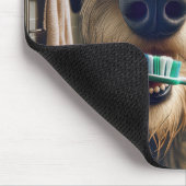 Ierse Wolfshond poetst zijn tanden Muismat (Hoek)