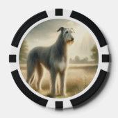 Ierse Wolfshond Poker Chips (Voorkant)