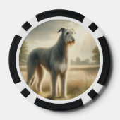 Ierse Wolfshond Poker Chips (Achterkant)