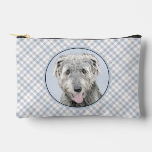 Ierse Wolfshond Schilderen Grijs Originele Hond Ar Etui