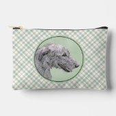 Ierse Wolfshond Schilderen Grijs Originele Hond Ar Etui (Voorkant)