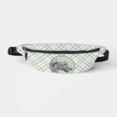 Ierse Wolfshond Schilderen Grijs Originele Hond Ar Heuptasje (Voorkant)