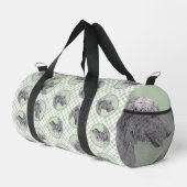 Ierse Wolfshond Schilderen Grijs Originele Hond Ar Plunjezak (Rechterhoek)