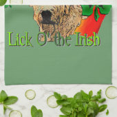 Ierse Wolfshond St. Patrick Theedoek (Gevouwen)
