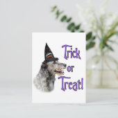 Ierse wolfshond truc briefkaart (Staand voorkant)