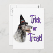 Ierse wolfshond truc briefkaart (Voorkant / Achterkant)