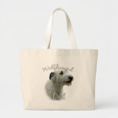 Ierse wolfshond vader 2 grote tote bag (Voorkant)