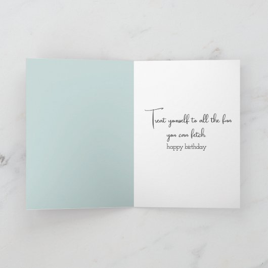 Ierse wolfshond verjaardag kaart (Binnen)