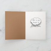 Ierse Wolfshond verjaardag krijgt oude Humor Kaart (Binnen)