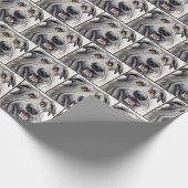 Ierse wolfshond verrassing cadeaupapier (Hoek)