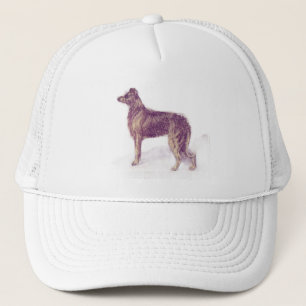 Ierse Wolfshond vintage illustratie Trucker Pet