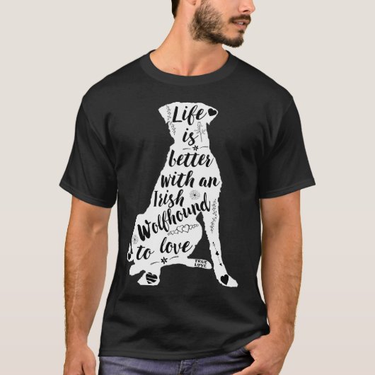 Ierse wolfshond voor Ierse wolfshond T-shirt (Voorkant)