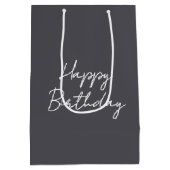 Ierse Wolfshond Zakendoen Aan de Telefoon Medium Cadeauzakje (Achterkant)