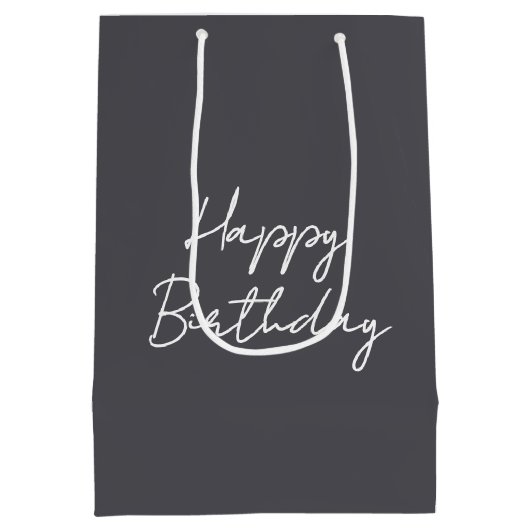 Ierse Wolfshond Zakendoen Aan de Telefoon Medium Cadeauzakje (Achterkant)