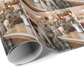 Ierse Wolfshonden delen een milkshake Cadeaupapier (Rol Hoek)