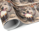 Ierse Wolfshonden Genieten van een Root Beer Float Cadeaupapier (Rol Hoek)