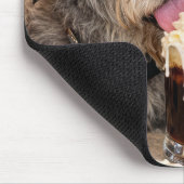 Ierse Wolfshonden Genieten van een Root Beer Float Muismat (Hoek)