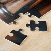 Ierse wolfshonden in retro diner legpuzzel (Zijkant)