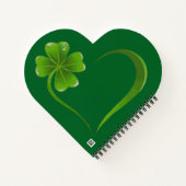 Ierse Wolfshonden in Sneeuwvorm Notitieboek (Achterkant)