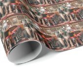 Ierse wolfshonden met ijs soda cadeaupapier (Rol Hoek)