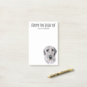 Ierse Wolfshondliefhebber Post-it® Notes (Op bureau)