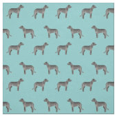 ierse wolfsstructuur lichtblauw stof (Swatch)