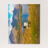 Ierse Wolharige Schaap Galway Ierland. Legpuzzel (Verticaal)