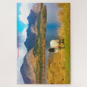 Ierse Wolharige Schaap Galway Ierland. Legpuzzel (Verticaal)