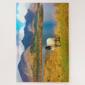 Ierse Wolharige Schapen Galway Ierland. Legpuzzel (Verticaal)