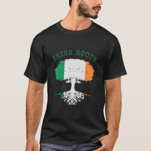 Ierse wortels stamboom t-shirt