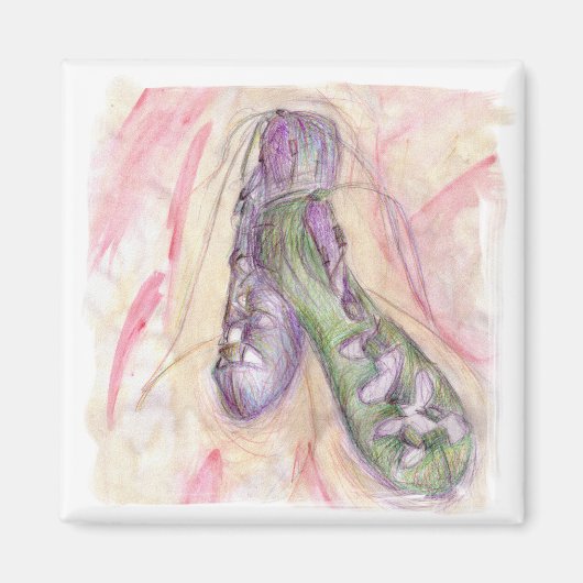 Ierse zachte schoenen magneet (Voorkant)