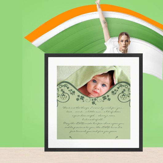 Ierse Zegen - een Beschermengel Altijd Dichtbij Poster