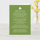 Ierse Zegen en Klaver Kaart (Gele Bloem)