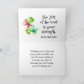 Ierse zegen gebed St. Patrick's Day Bijbel Kaart (Binnen)