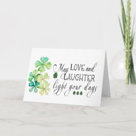 Ierse zegen gebed St. Patrick's Day Bijbel Kaart