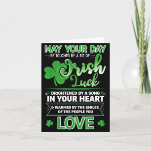Ierse Zegen Geluks Citaten Uitspraken St. Patrick' Kaart