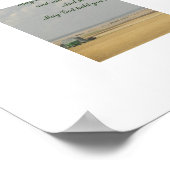 Ierse Zegen Gouden Tarwevelden Inspirerend Poster (Hoek)