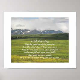 Ierse zegen groene vallei landschap poster