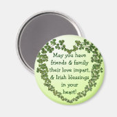 Ierse zegen hart magneet (Voorkant / Achterkant)