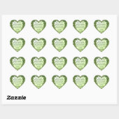 Ierse zegen hart stickers (Vel)