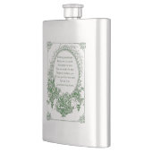 Ierse zegen in gegraveerd bloemig Lijst Flacon (Links)