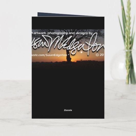 Ierse Zegen Kaart (Achterkant)