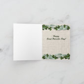 Ierse zegen kaart St. Patricks Day (Binnen)