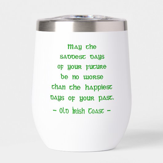 Ierse zegen mag de droevigste dagen van de toekoms